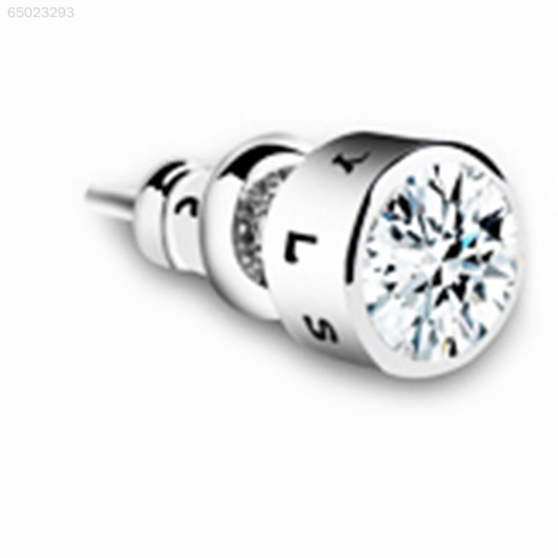 CDB5 Fashion Individuality Men/'S Diamond Earrings Ear Stud Jewelry Gifts White